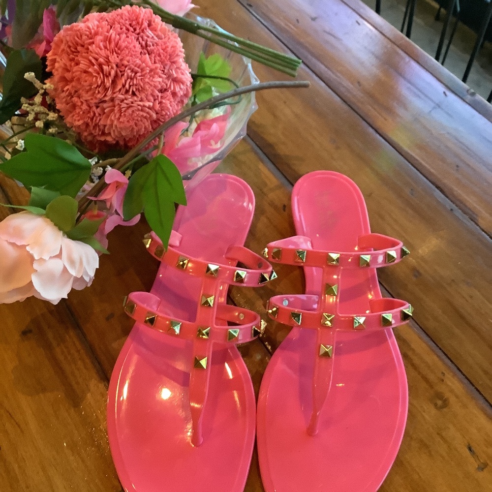 Jelly shoes pink